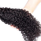 De zwarte Bundels van het Kleuren Maleise Krullende Haar met Sluiting 100 Gram/Stuk
