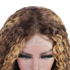 Onverwerkt Diep Golfkant Front Wig Glueless Human Hair