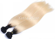 Zachte Vlotte Kleurrijke Ombre-Haaruitbreidingen, het Haarweefsel van 12 - 30 Duim Recht Remy