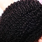 Weft de Uitbreidingen Natuurlijke Kleur van het Afro Krullende 100% Braziliaanse Menselijke Maagdelijke Haar