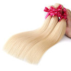 3 Weefsel van het bundels het rechtstreeks Peruviaanse Menselijke Haar voor Dame 613 Blondekleur