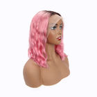 De dubbele van het het Kant Voor Menselijke Haar van de Inslag 13 X 4,5 Golf Pruiken 1B/Roze Kleur