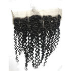 De zwarte Krullende Uitbreidingen van het de Bundel Onverwerkte Maagdelijke Peruviaanse Menselijke Haar van het Haarweefsel
